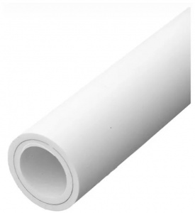 Труба PP-ALUX белый арм. алюминием PN 25