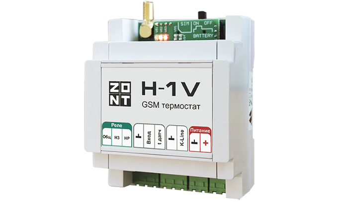 Термостат GSM для газовых и электрических котлов ZONT-H1V ML13213