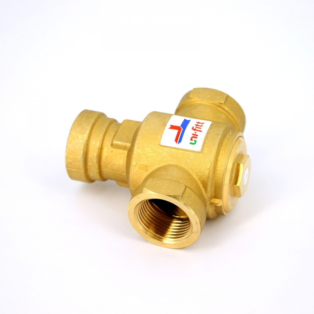 Трехходовой термостатический смесительный клапан 1" UNI-FITT (358G6094)