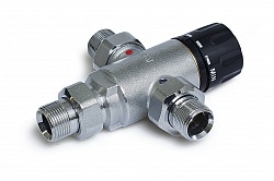 Термостатический смесительный клапан 1" 38-60С kv/s=2,8 TIM BL8804