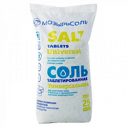 Соль таблетированная (25кг) Мозырьсоль