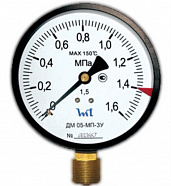 Манометр ДМ 05-МП-ЗУ 100 - 1,6 МПа - 1,5 G 1/2" ТУ У 33.2-14307481-031:2005