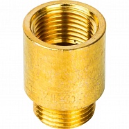 Удлинительная гайка 1/2" x 30 мм В/Н латунь STOUT SFT-0001-001230