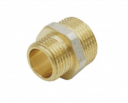 Ниппель переходной 1 1/2" x 1 1/4" Н/Н латунь TIM SM065