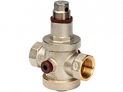 Редуктор давления 3/4" поршневой (1-5.5 бар) выход под манометр STOUT SVS-0008-000020