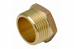 Заглушка 1 1/4" Н латунь TIM DT005