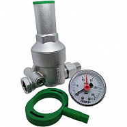 Редуктор давления воды для систем водоснабжения с манометром амр 1/2" (ZESSLER) TIM ZSr.701.0104N